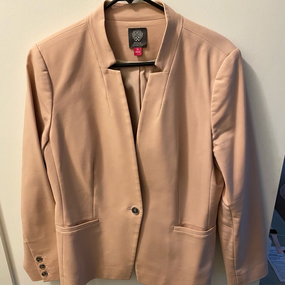Blush Nude Vince Caputo Blazer